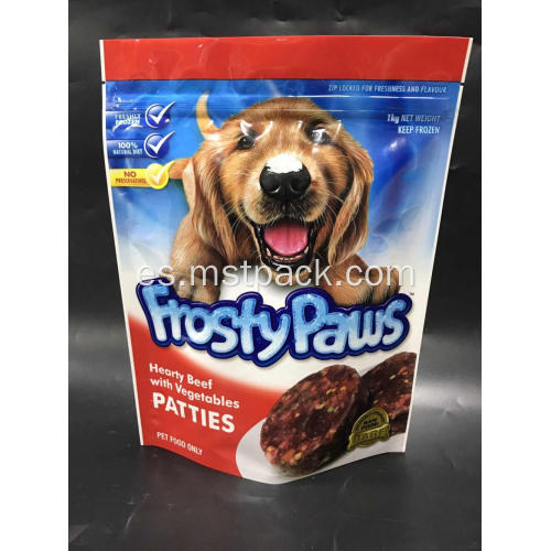 Packaging de comida para perros de pie de pie